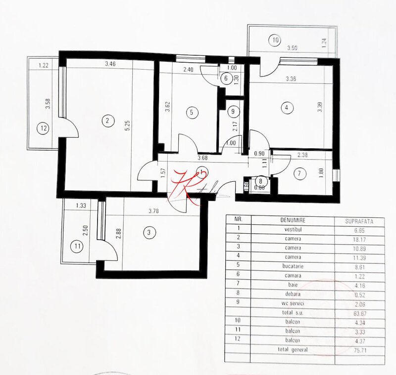 Aviatiei, vanzare apartament 3 camere.